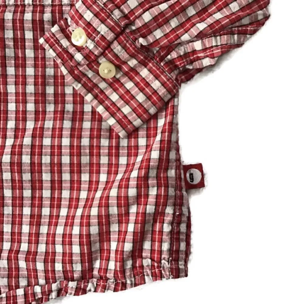 Gymboree Vintage Plaid Button Down Dress Shirt